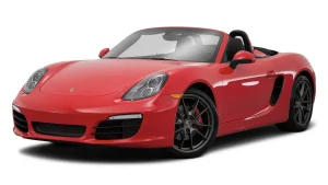 Premium Car Rental red Porsche